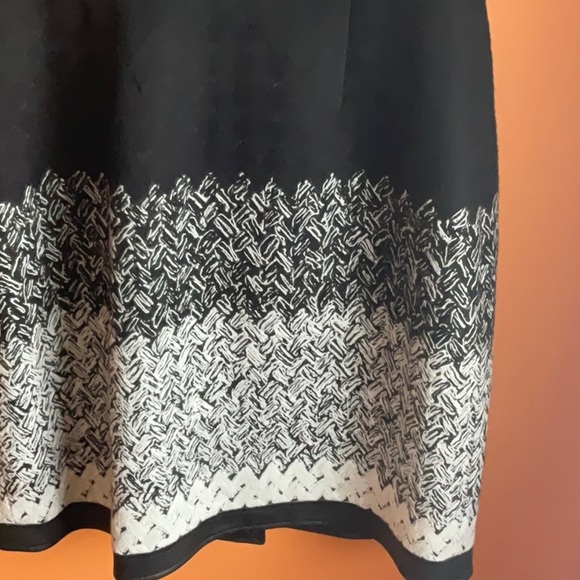 BCBGMAXAZRIA Black and White Coat Vest sz M - Picture 7 of 9